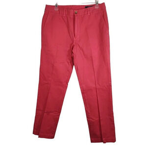 Vineyard Vines Slim Fit Breaker Pant Pink Salmon Chino Men Size 32 x 29.5